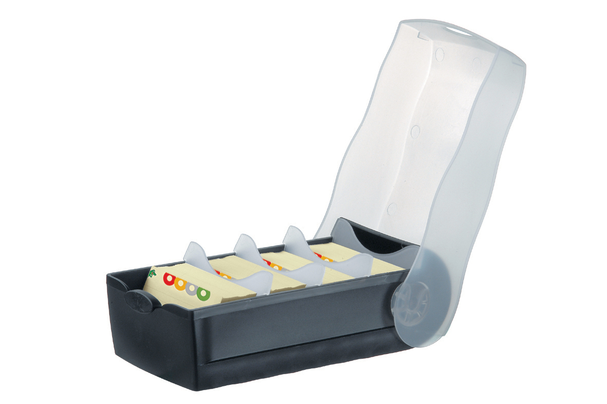 HAN Karteibox Croco A7 997-633 schwarz 12.1x8.5x24.6cm