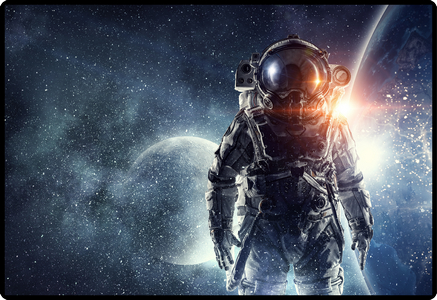 photo HANSA Sous-main 50x34cm 41-6000.075 Astronaute