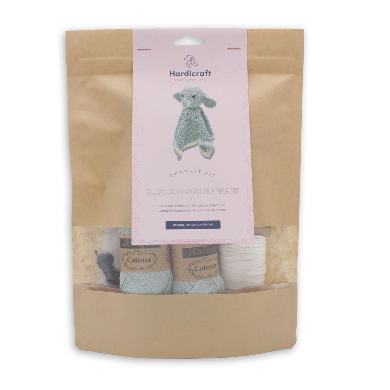 photo HARDICRAFT Kit de crochet HC-40MB090 Doudou éléphant