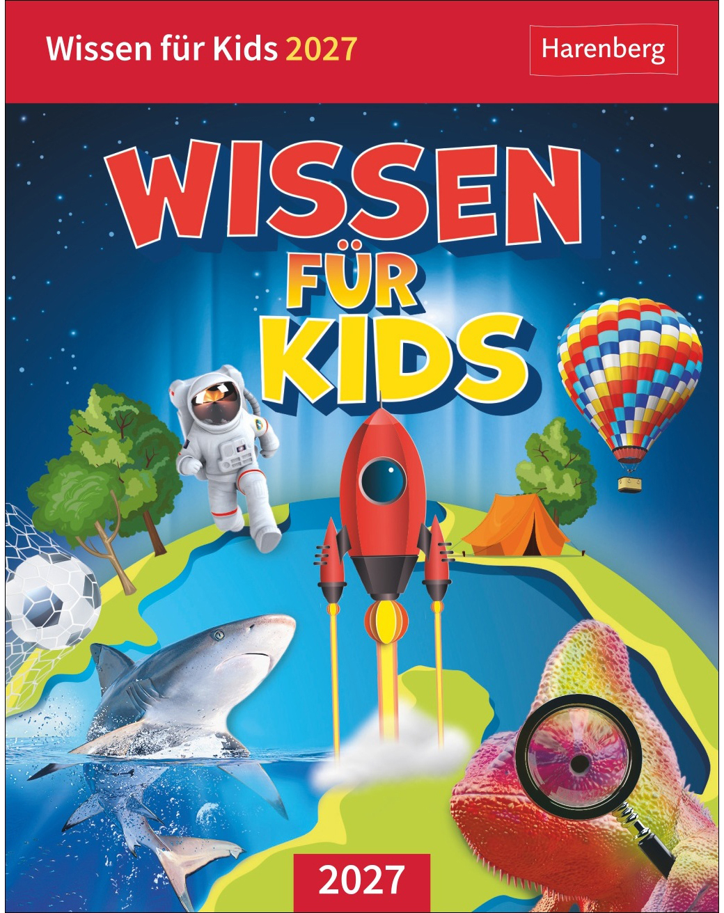 photo HARENBERG Calendrier détachable 2027 2104700+27 Wissen für Kids DE 12.5x16cm