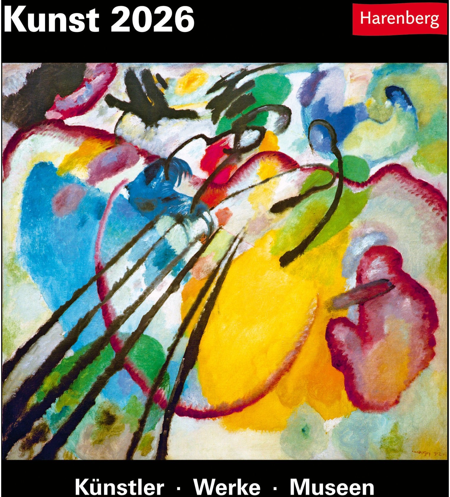 photo HARENBERG Calendrier détachable 2026 2105300+26 Kunst DE 15.4x16.5cm