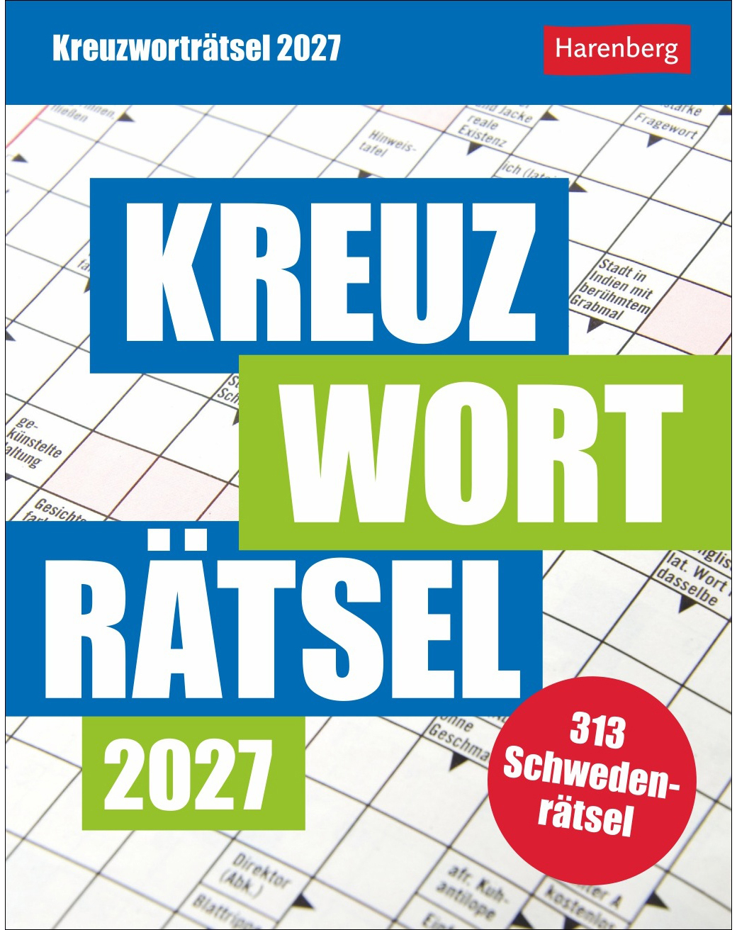 photo HARENBERG Calendrier détachable 2027 2110400+27 Kreuzworträtsel DE 12.5x16cm