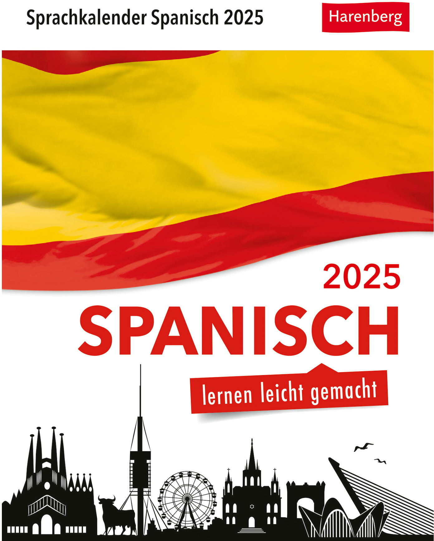 HARENBERG Calendrier détachable 2025 2111100+25 Spanisch DE, ES 12.5x16cm