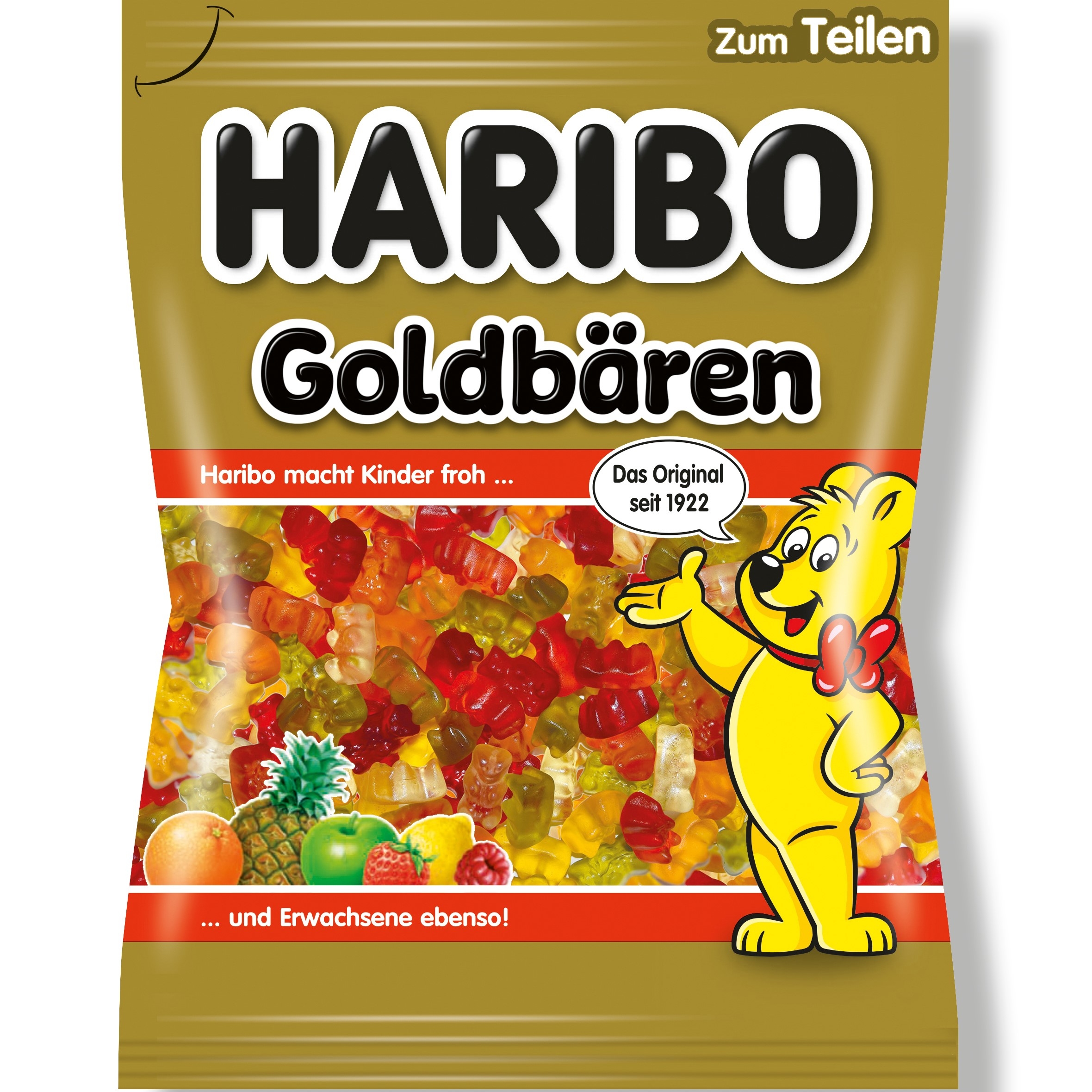 HARIBO Ours d'or 46087 Sac 200g