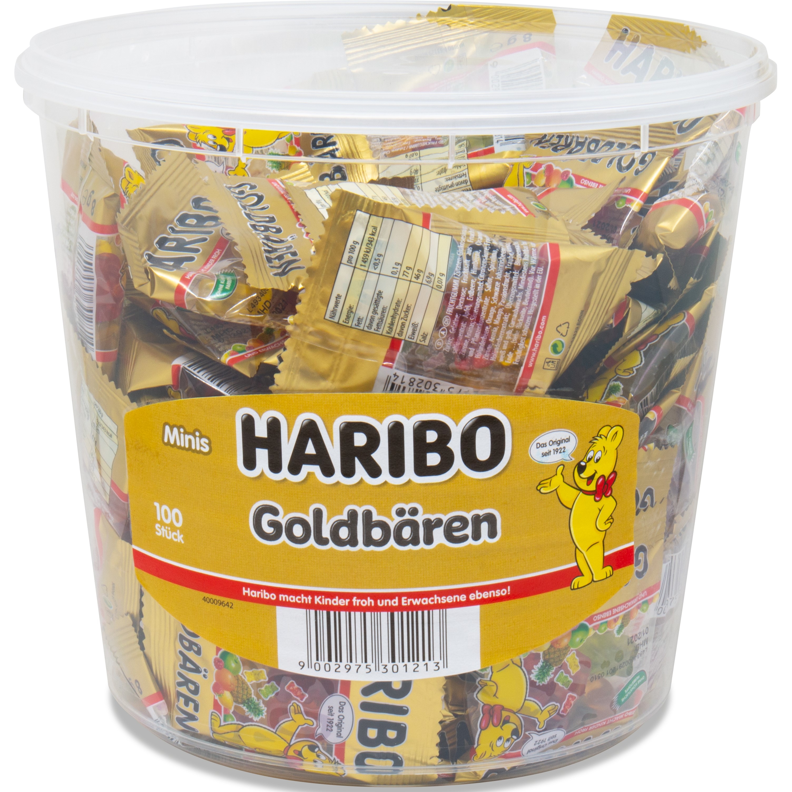 HARIBO Ours d'or 5828 100 pcs.