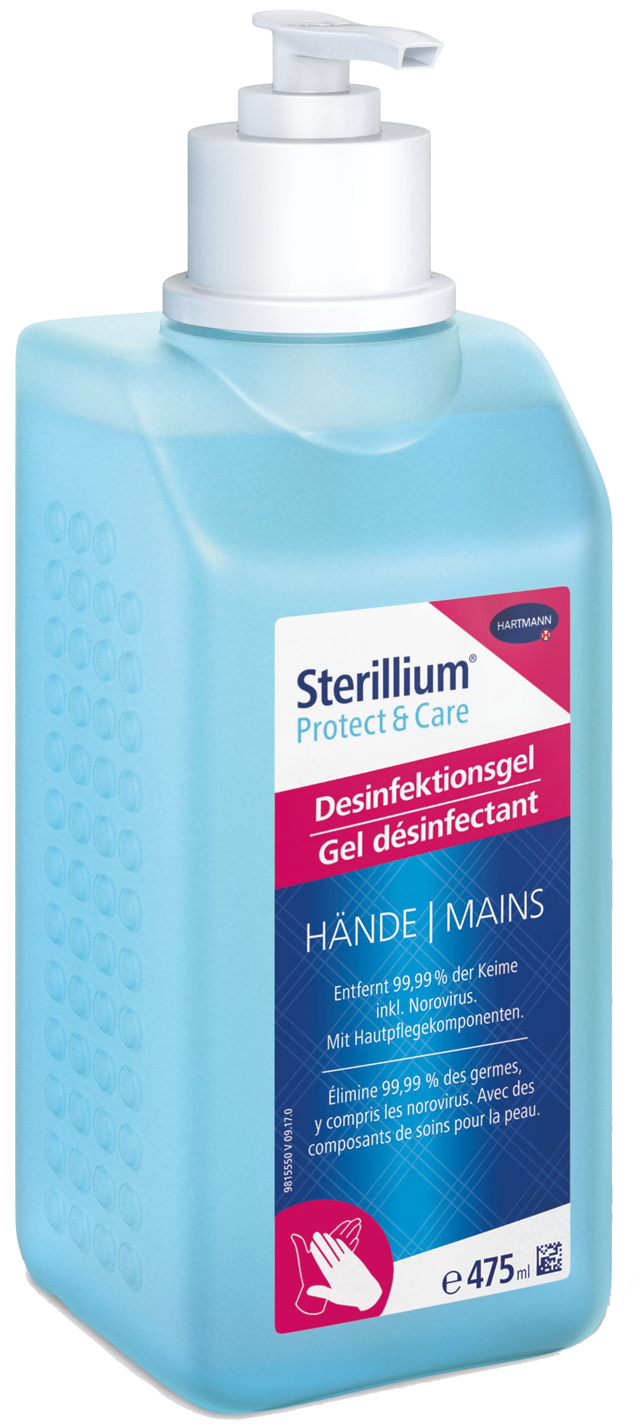 HARTMANN Désinfectant Sterilium 981613 Protect&Care, 475ml