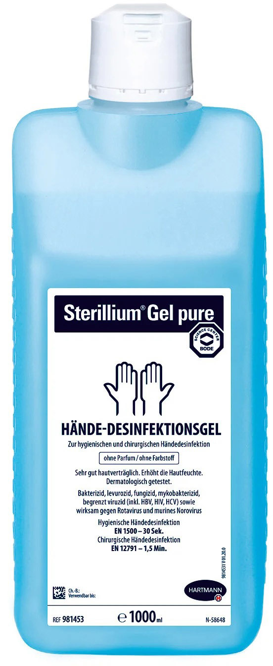 HARTMANN Sterillium CleanSafe Gel pure 981723 1000 ml