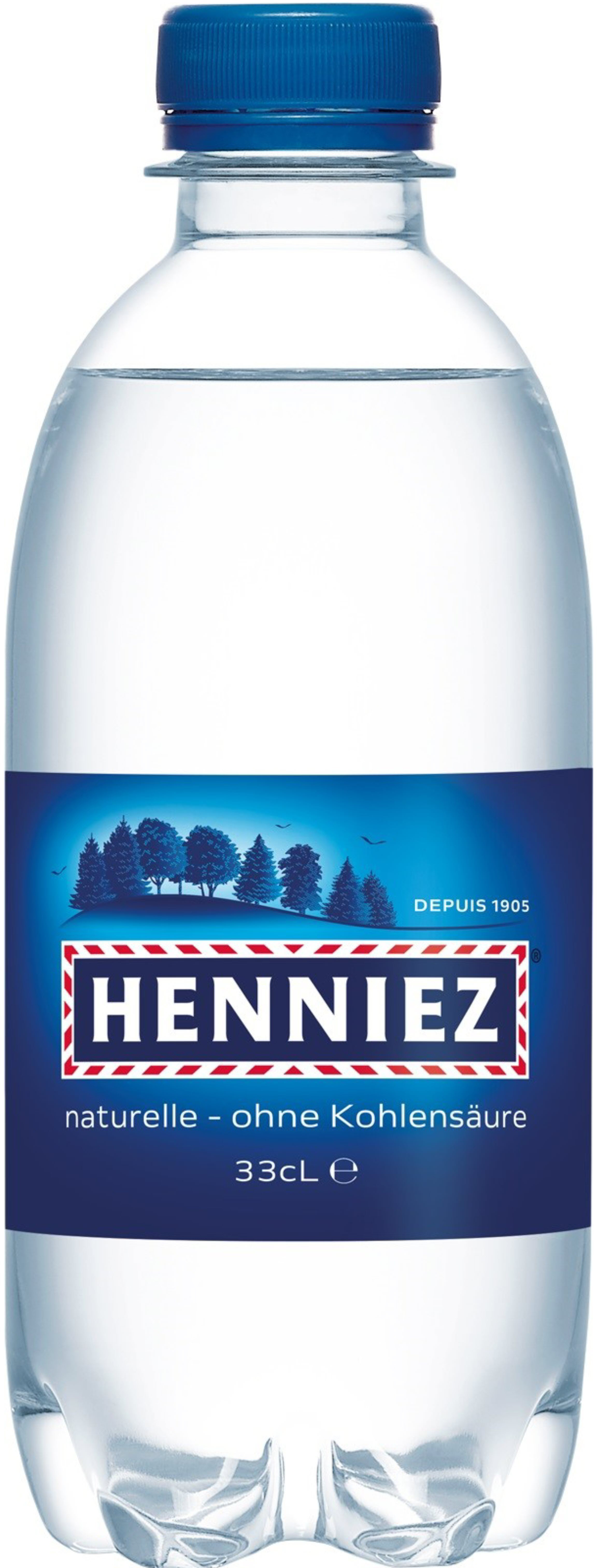 HENNIEZ bleu, sans gaz, Pet 129400000140 33 cl, 24 pcs. 33 cl, 24 pcs.