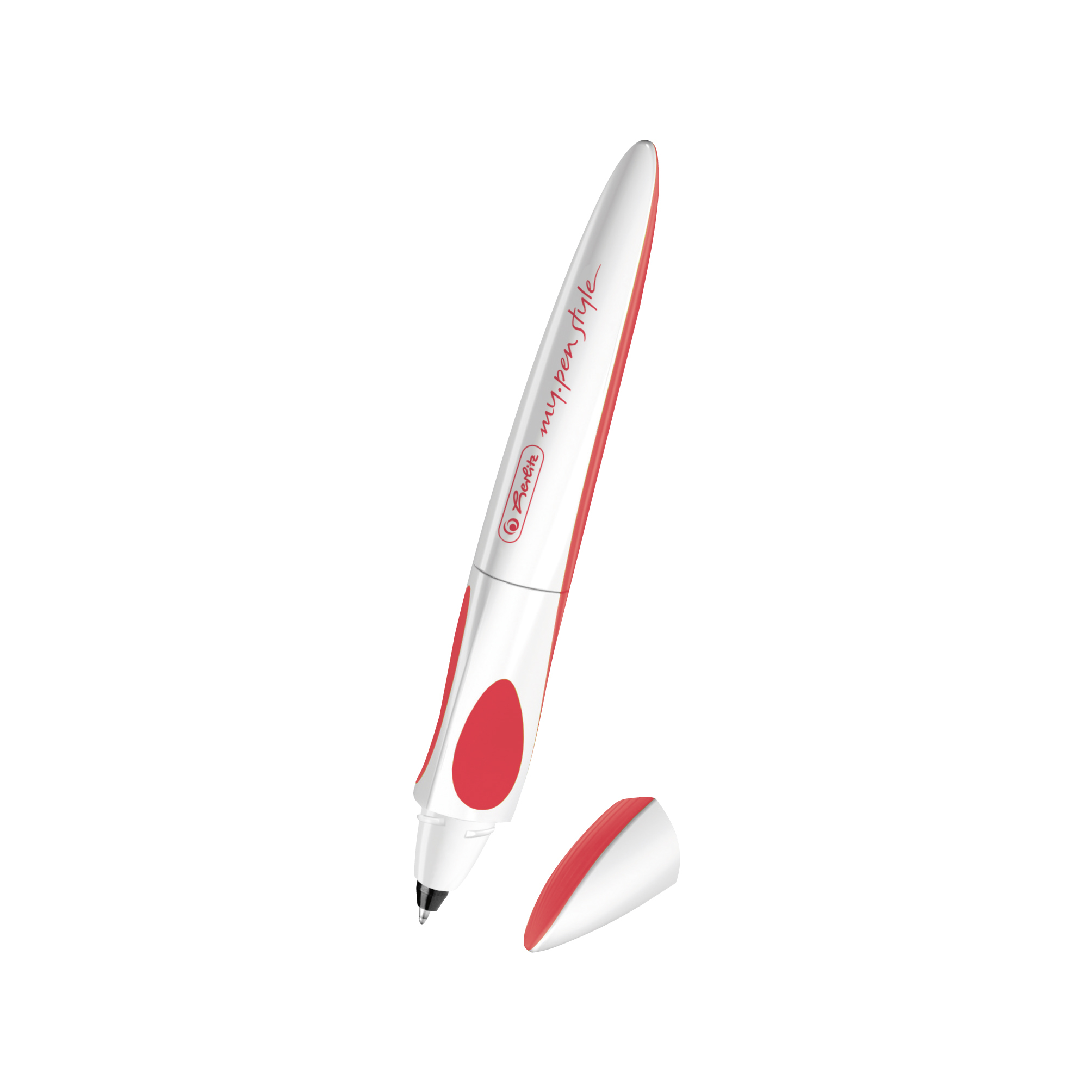 HERLITZ my.pen style Tintenroller 11378775 Glowing Red 2 cartouches