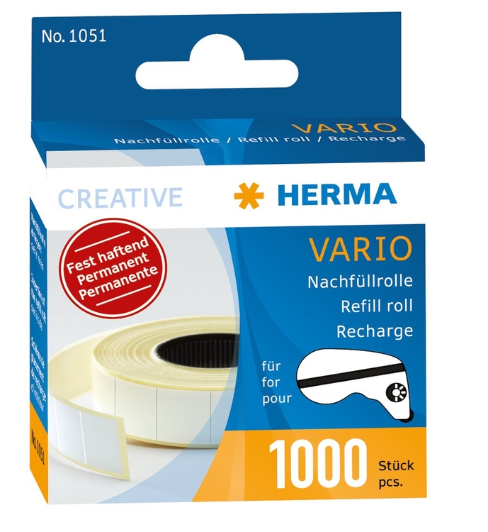 HERMA HERMAfix vario 1051 Recharge 1000 pcs.