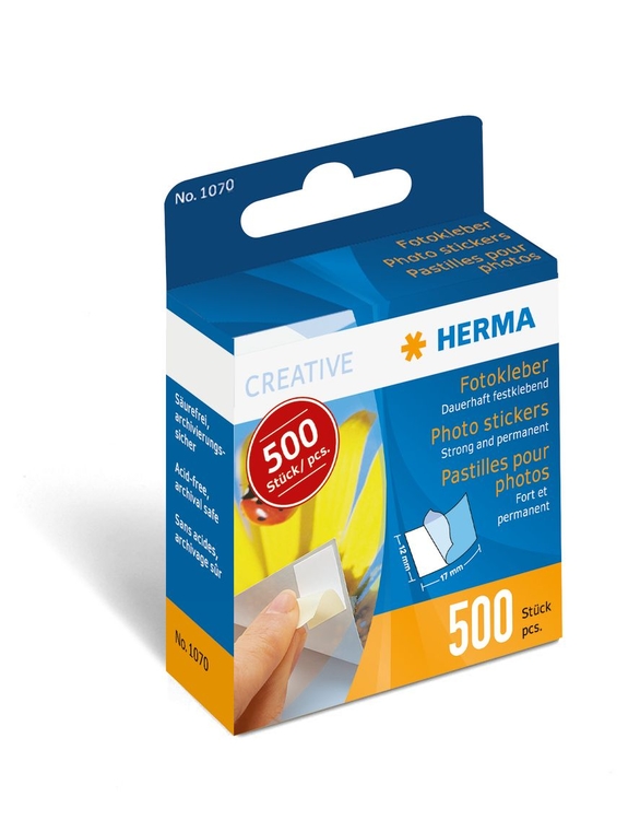 HERMA Dispenser photo colle 1070 permanent 500 pcs.
