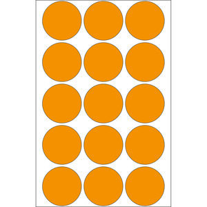 HERMA Etiquettes ronde 32mm 2274 orange 360 pcs.