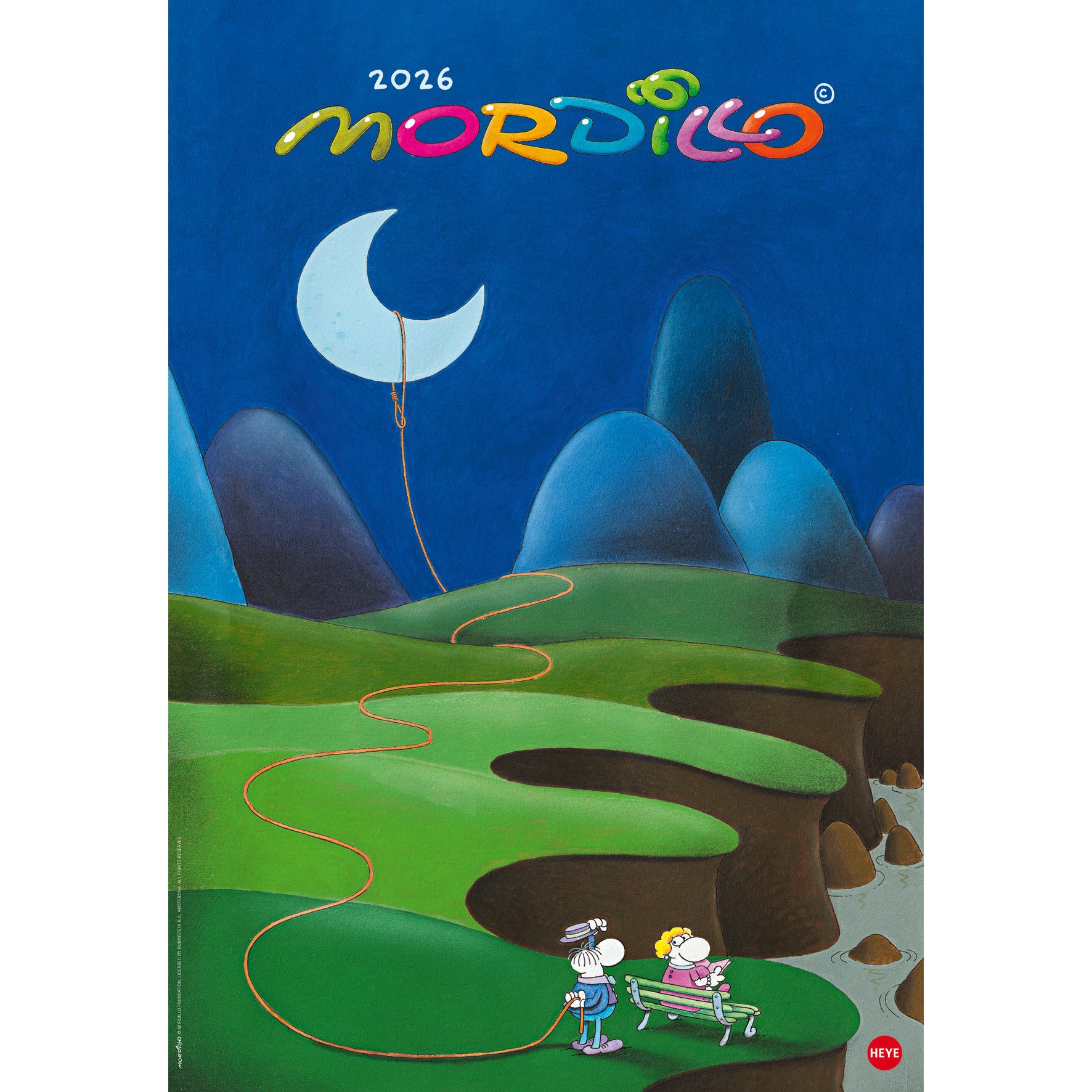 photo HEYE Calendrier 2026 1200+26 Mordillo AL 37x53.5cm
