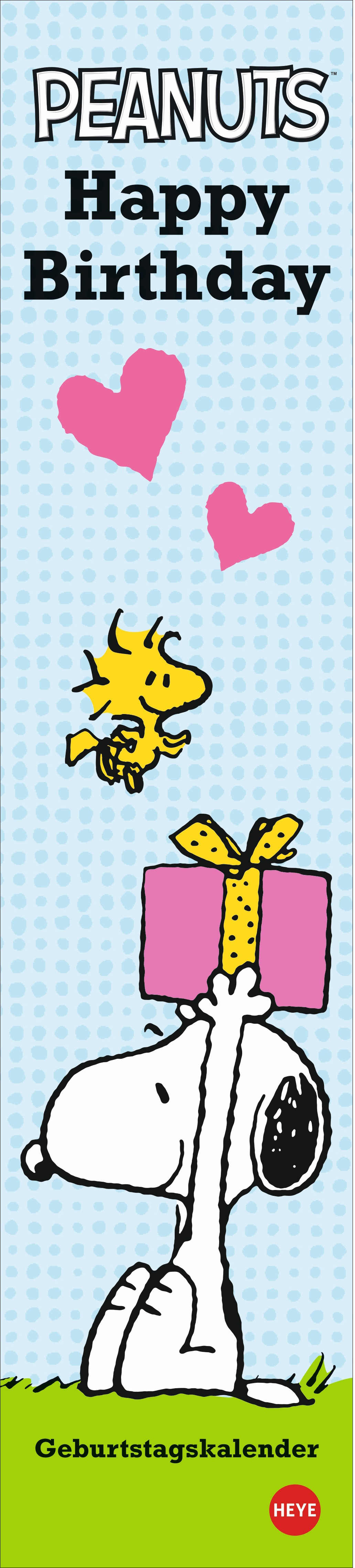 photo HEYE Calendrier d'anniversaire 2027 1909-06 Peanuts 11x49cm