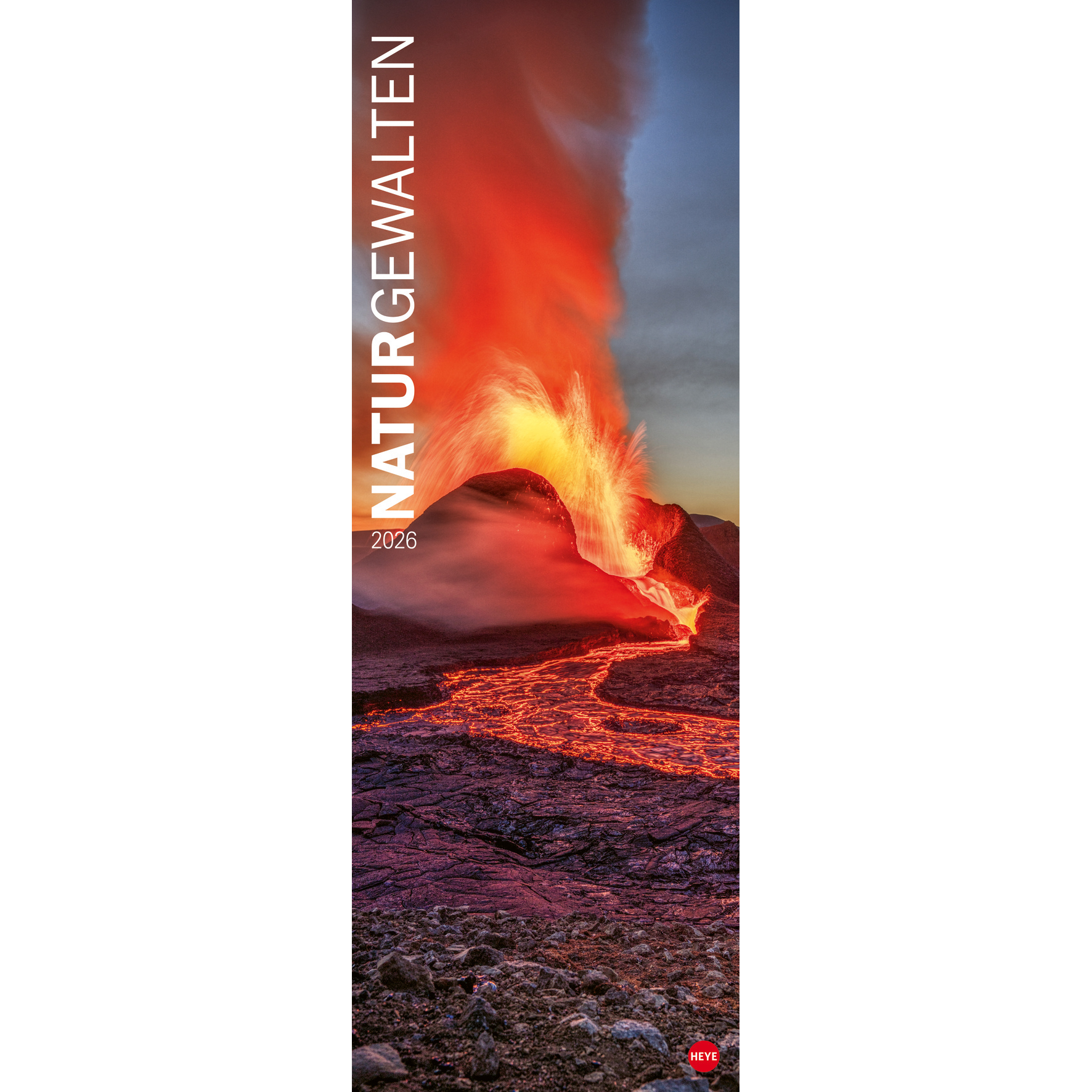 photo HEYE Calendrier 2026 21903+26 Forces de nature AL 24.5x69cm