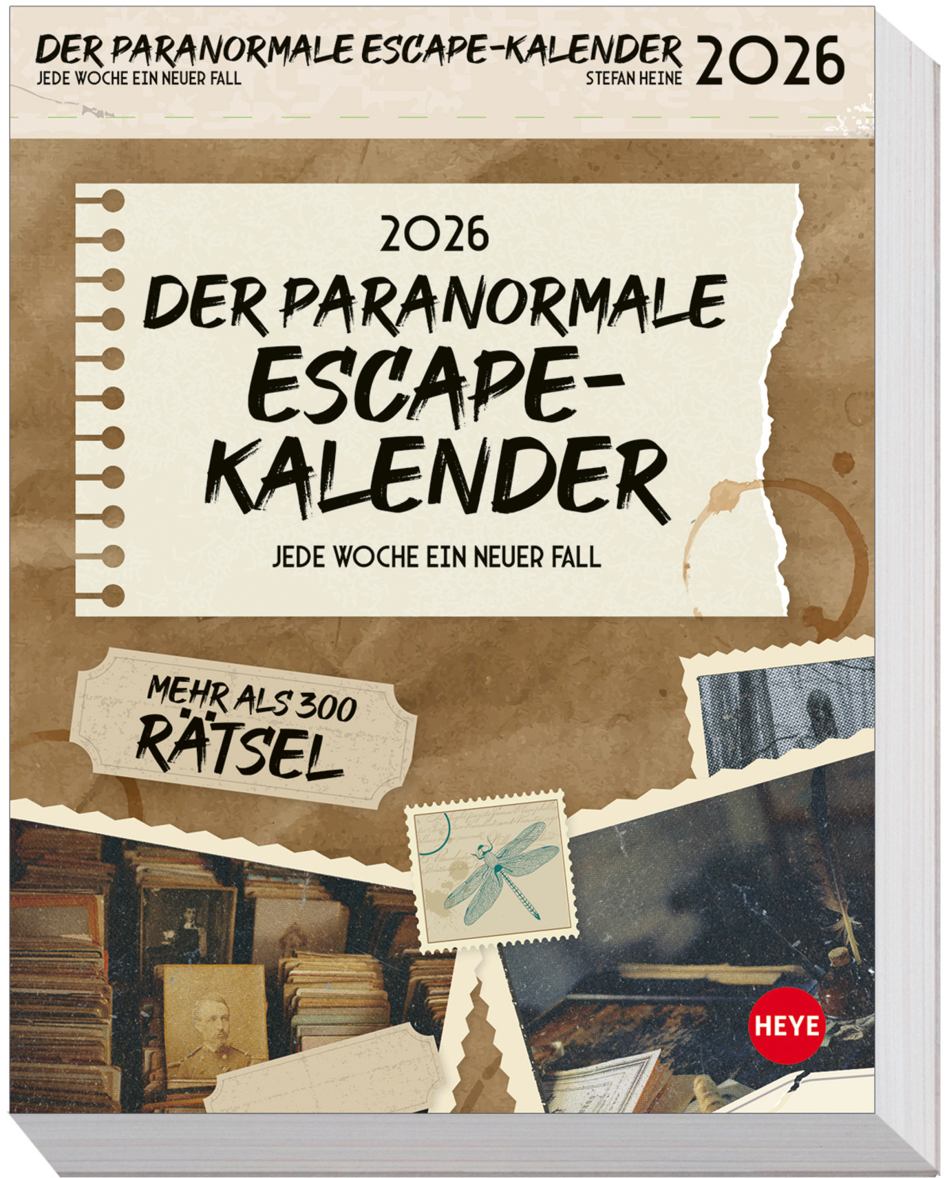 photo HEYE Calendrier détachable 2026 23590+26 Escape-Kalender 12.5x16cm