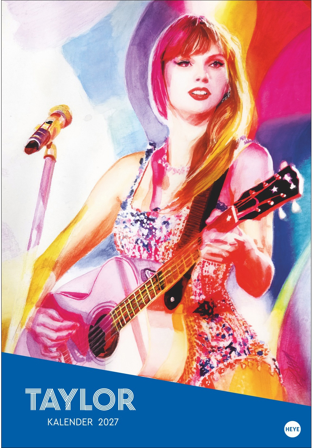 photo HEYE Cal. de cartes postales 2027 23705+27 Taylor Swift 37x53.5cm