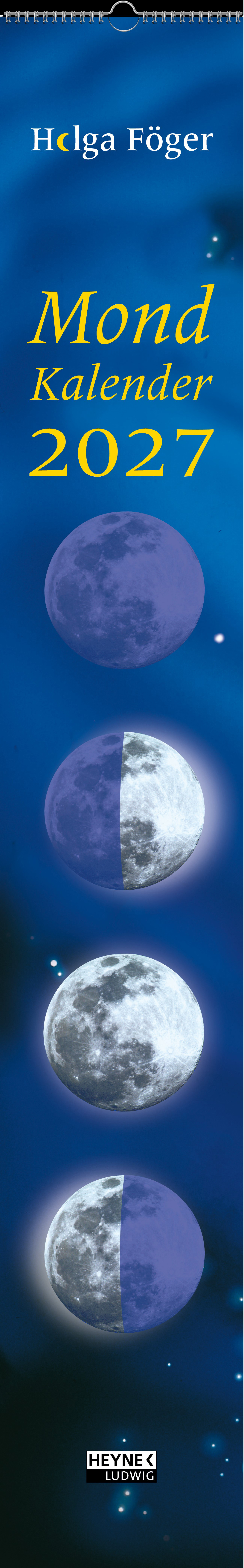 photo HEYNE Mondkalender 2027 9783453239746 1M/1P DE 11x70cm