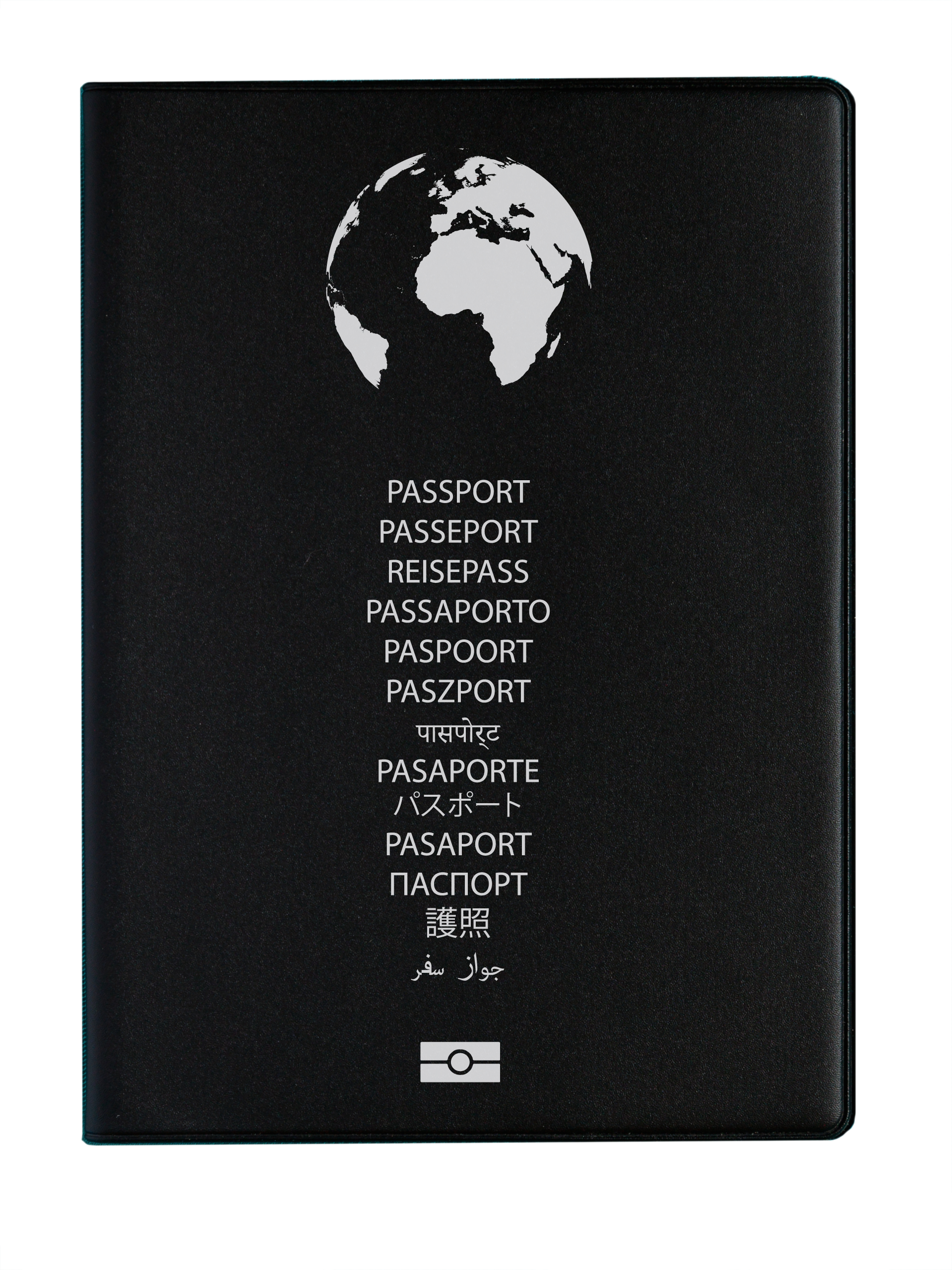 HIDENTITY Pochette passport 0330-07 noir noir