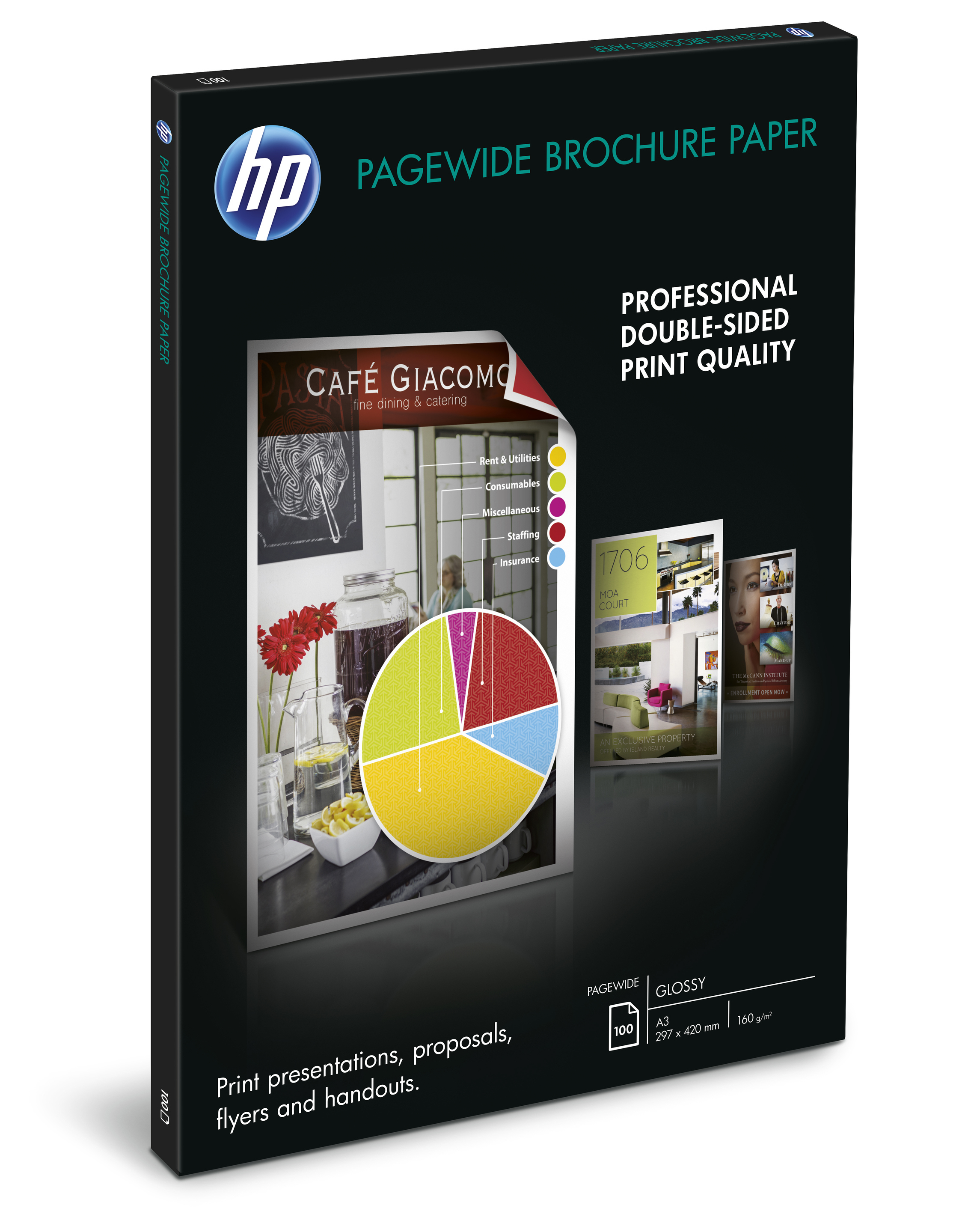 HP PageWide Paper 100 feuilles 2 Glossy A3 FSC 160g
