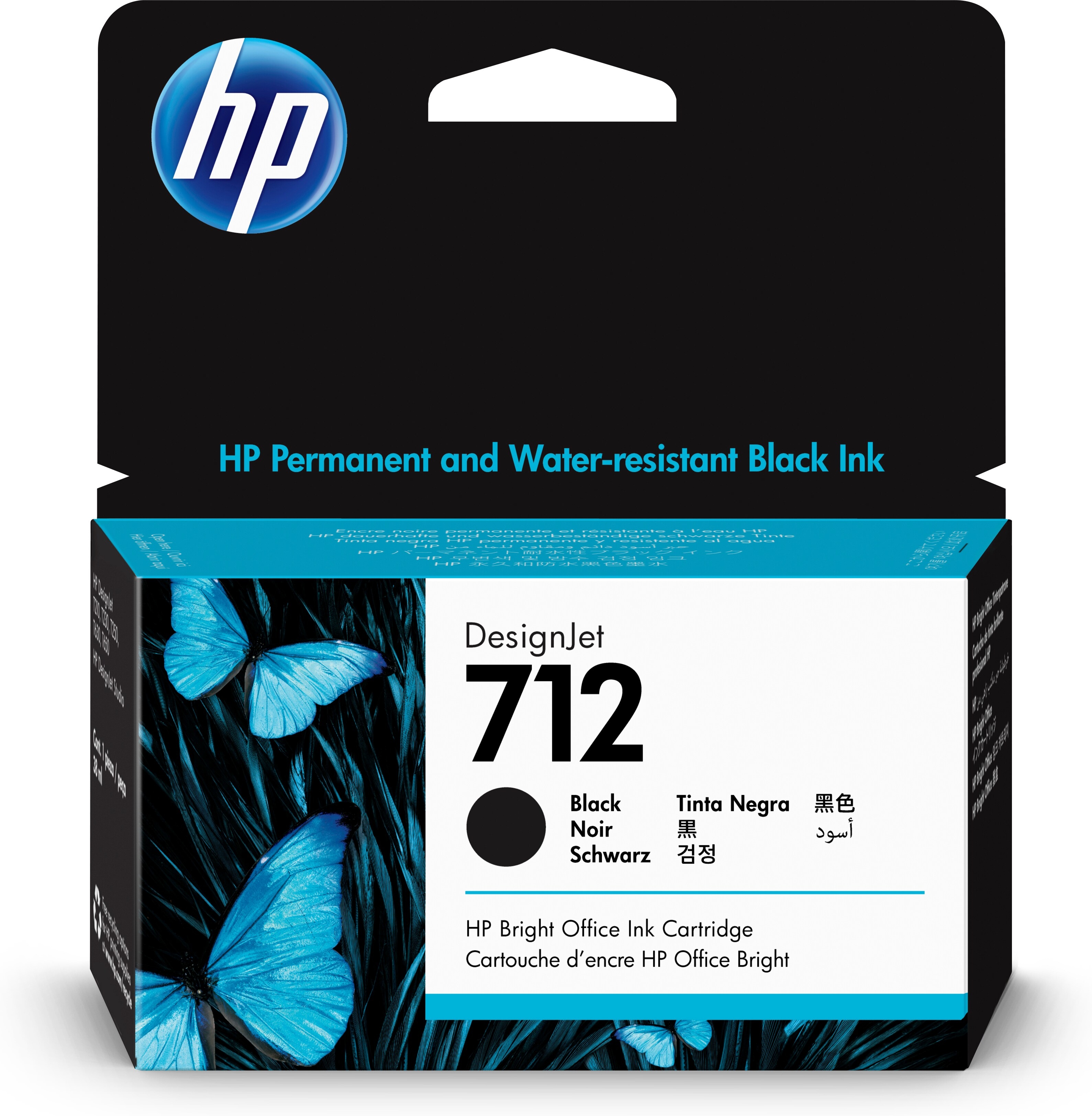 HP 3ED70A Tinte black