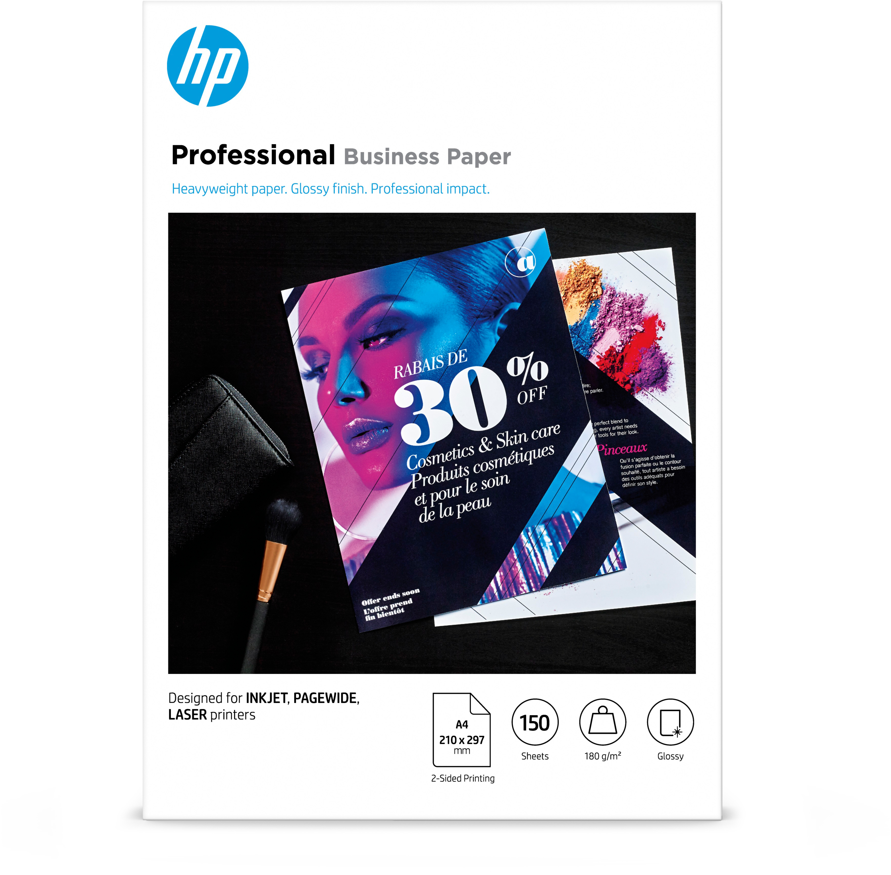 HP Professional FSC Paper A4 3VK91A Multiuse Glossy 180g 150 p.