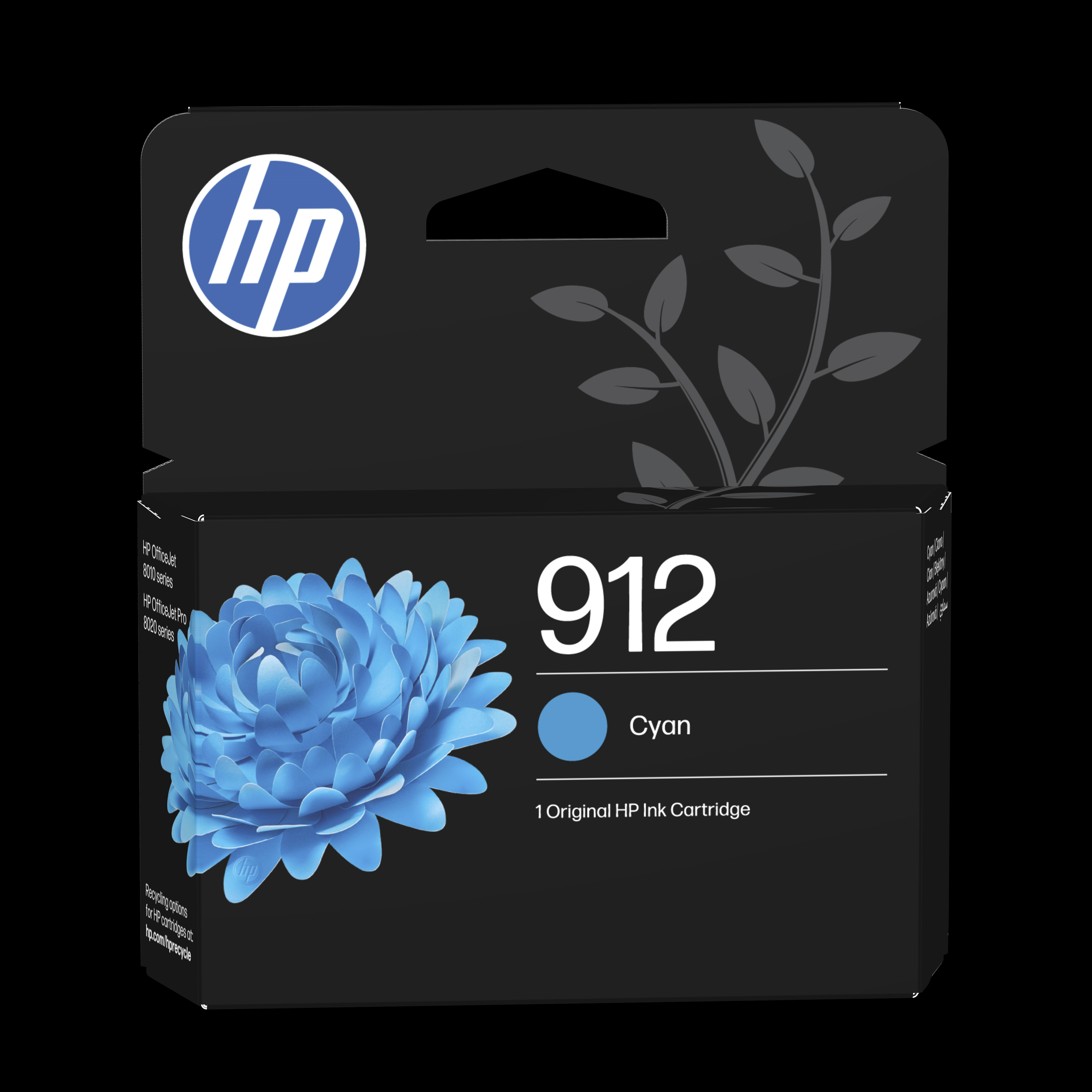 HP Tintenpatrone 912 cyan 3YL77AE#LS1 OfficeJet 8010/8020 315 S.