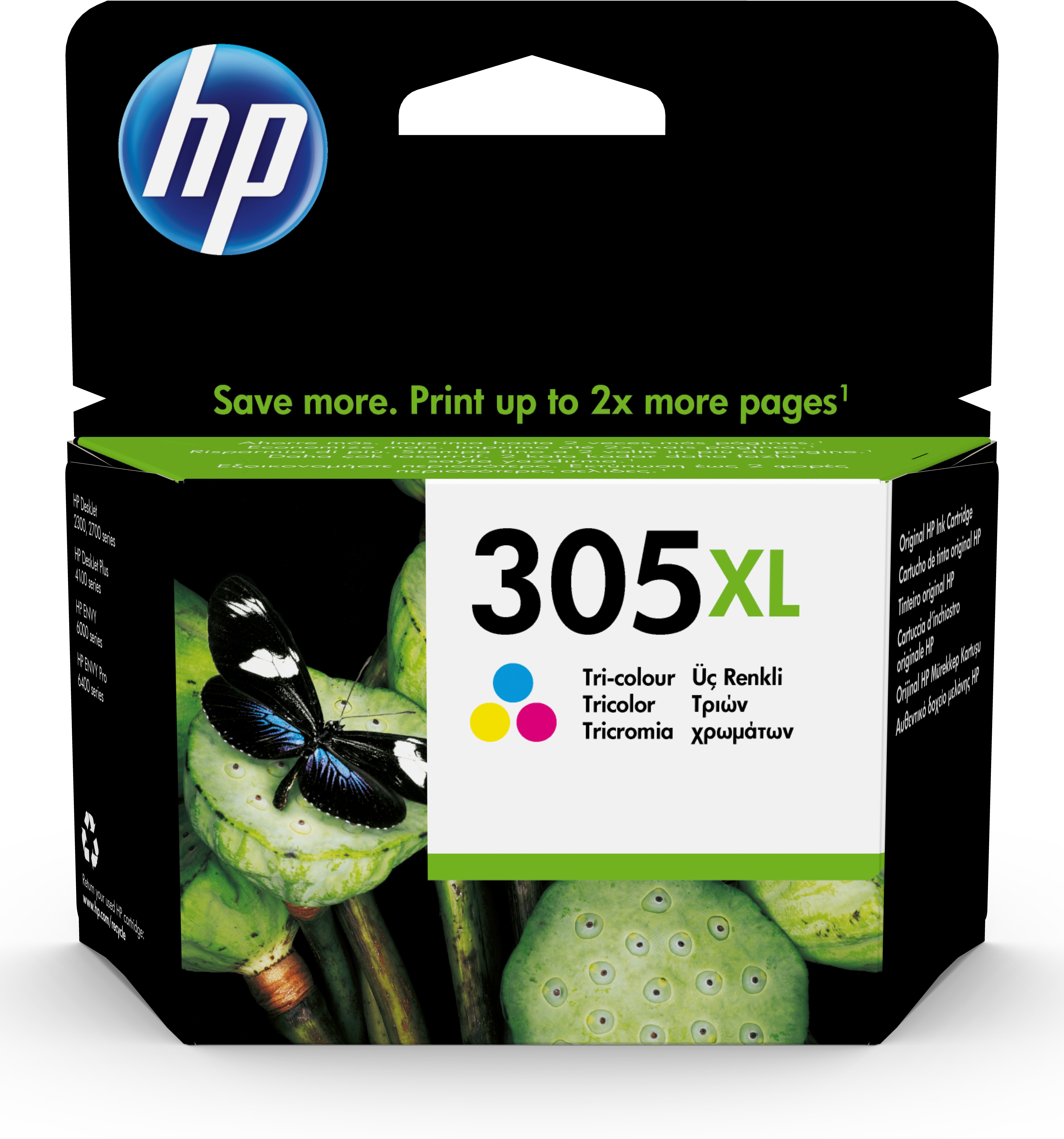 HP Tintenpatrone 305XL color<br>