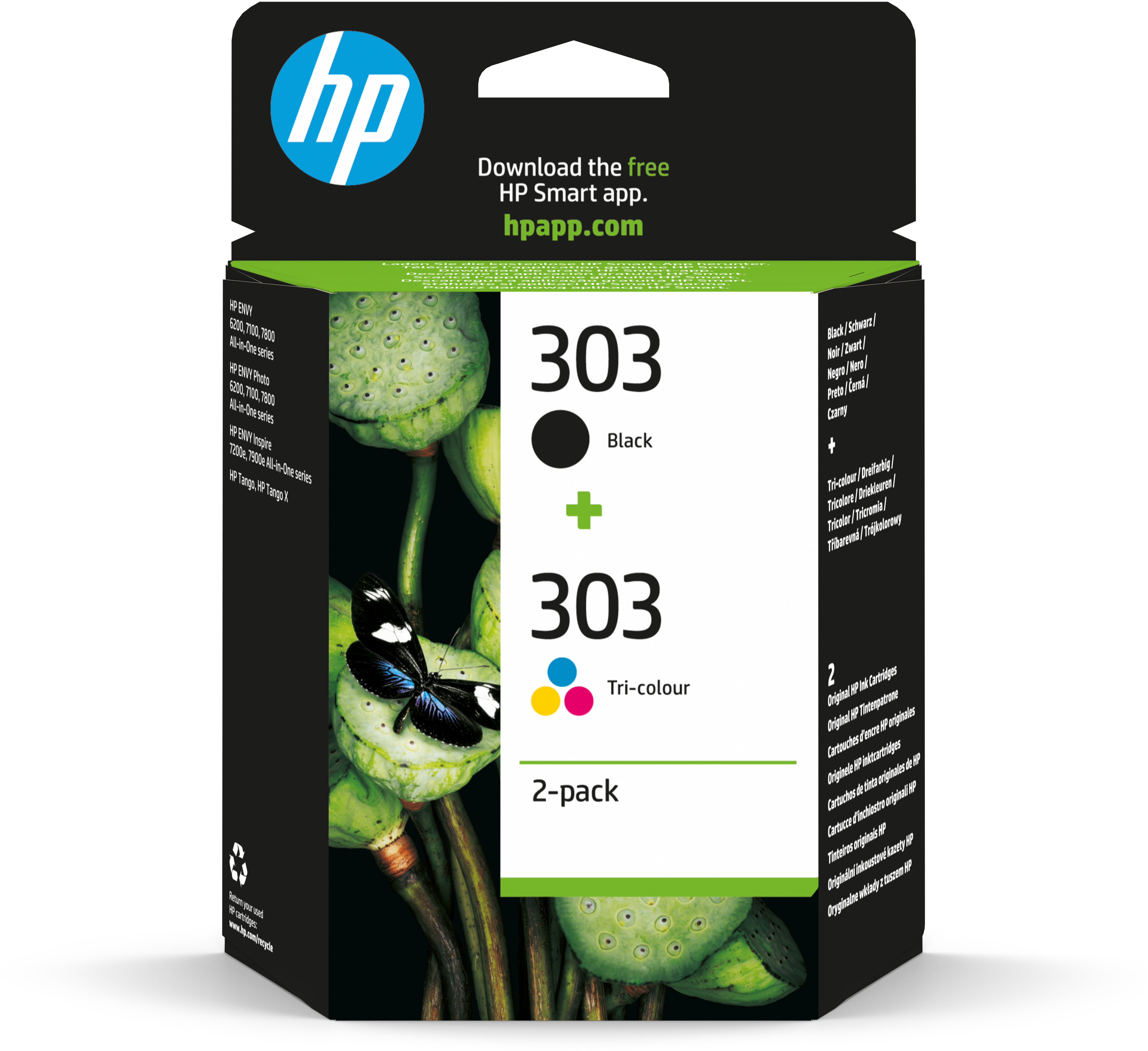 HP Combopack 303 BK/color<br>