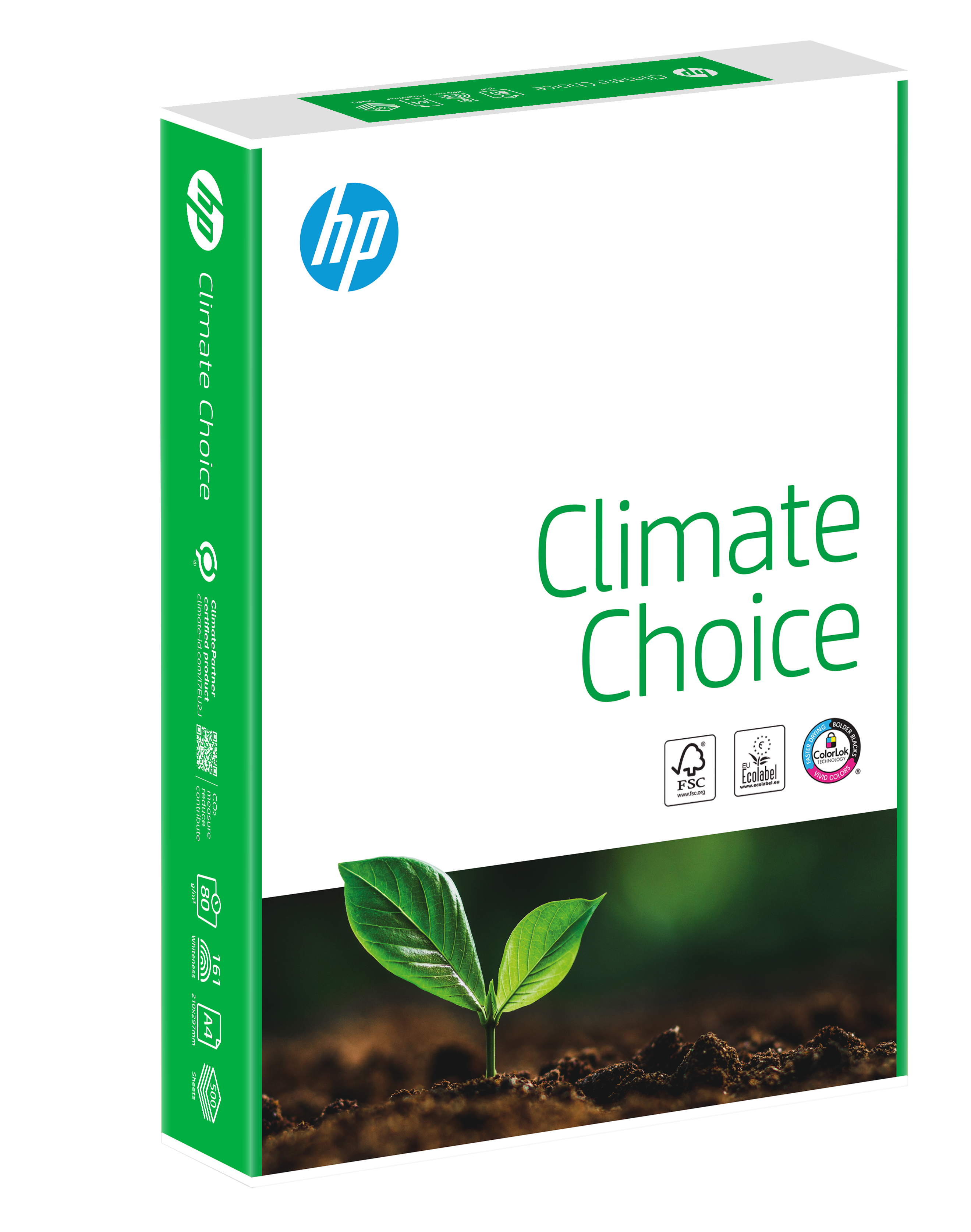 photo HP Papier copie Climate Choice A4 647526 80g, blanc 500 feuilles
