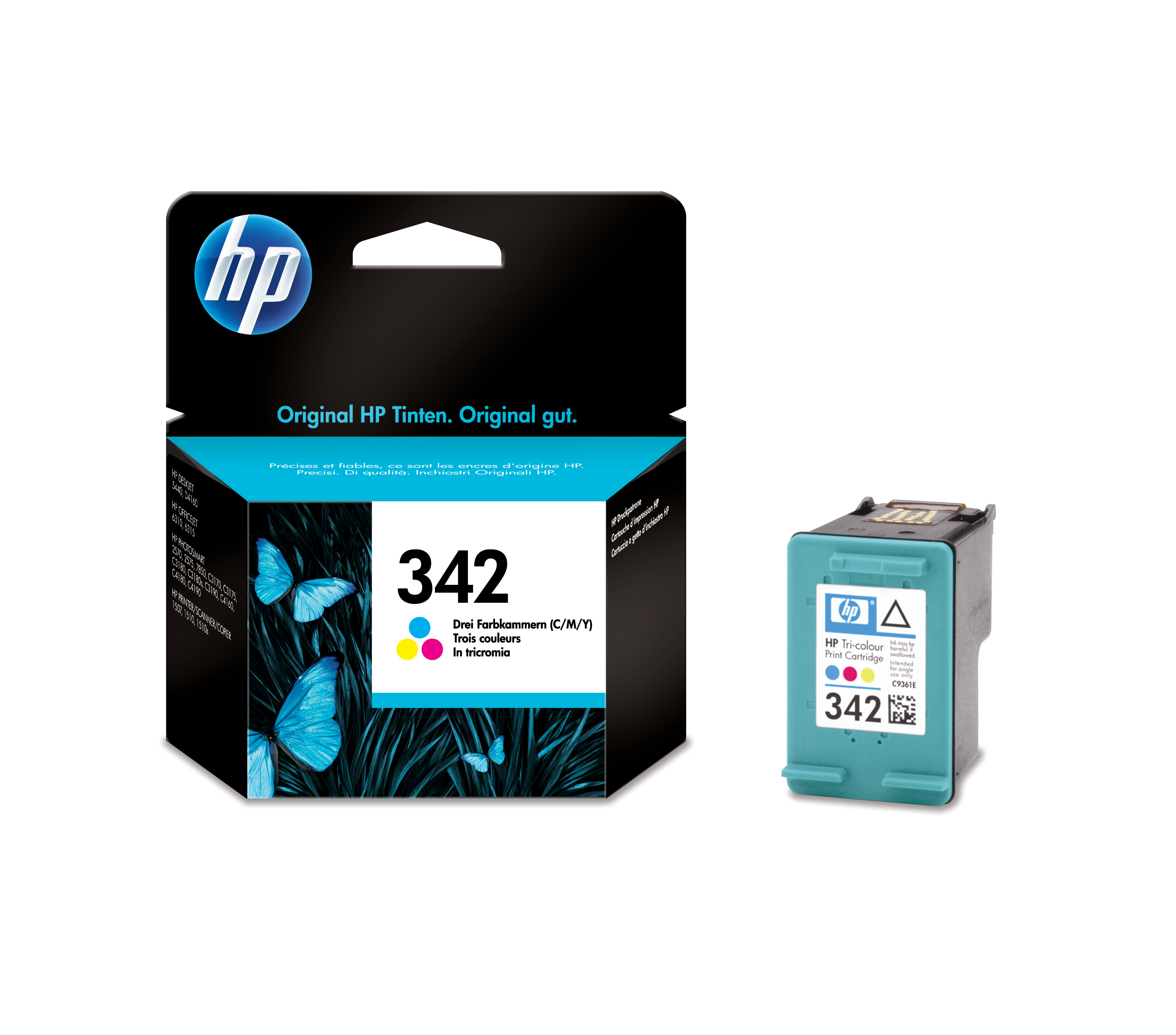 photo HP Cartouche d'encre 342 color C9361EE PSC 1510 175 pages