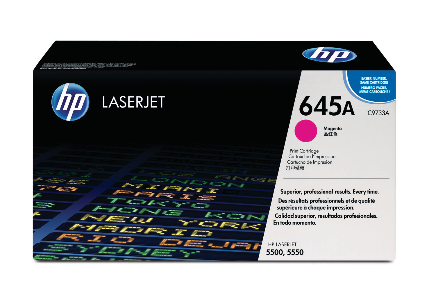 HP Cartouche toner 645A magenta C9733A Color LaserJet 5500 12'000 p.