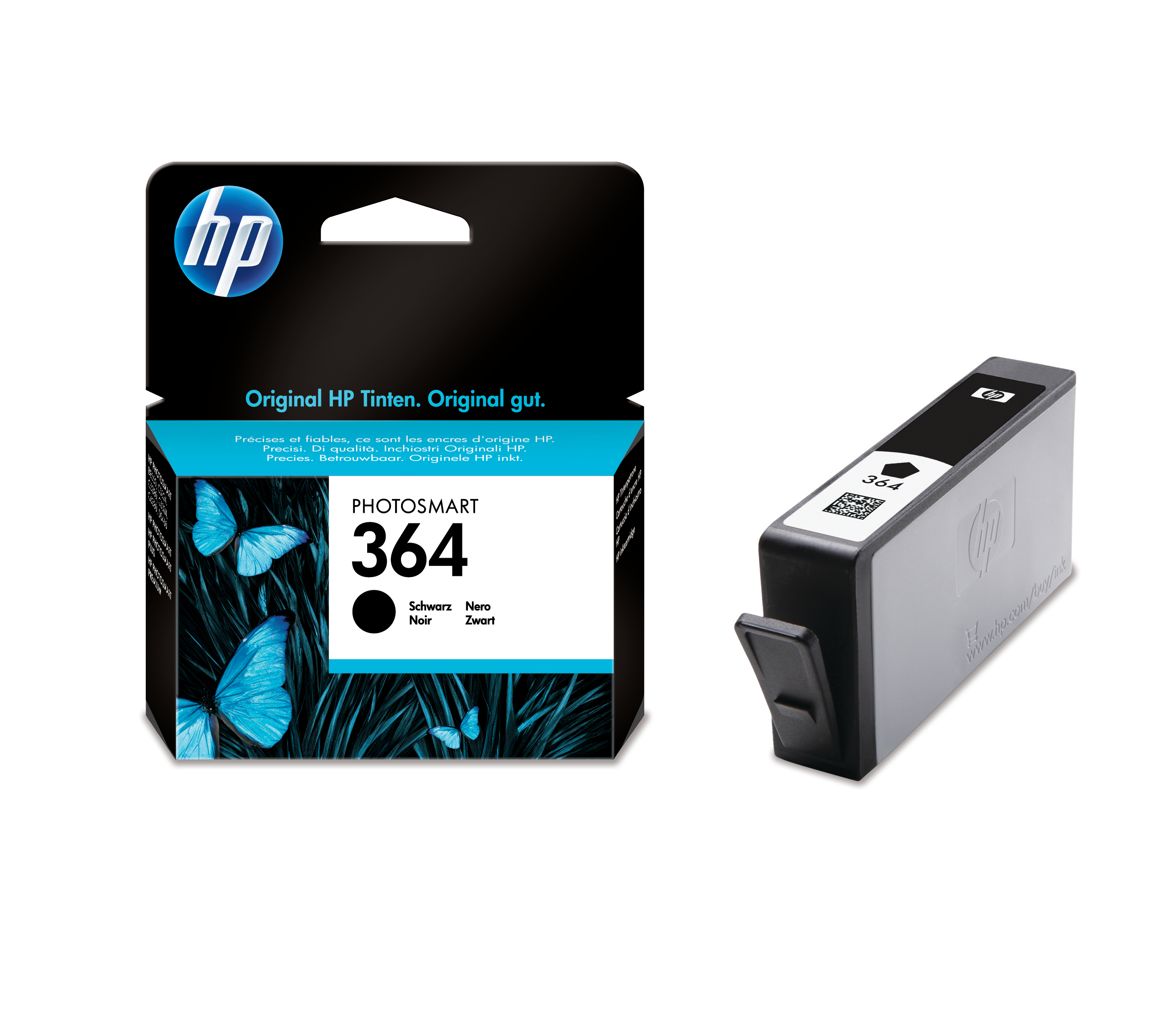 photo HP Cartouche d'encre 364 noir CB316EE PhotoSmart D5460 250 pages