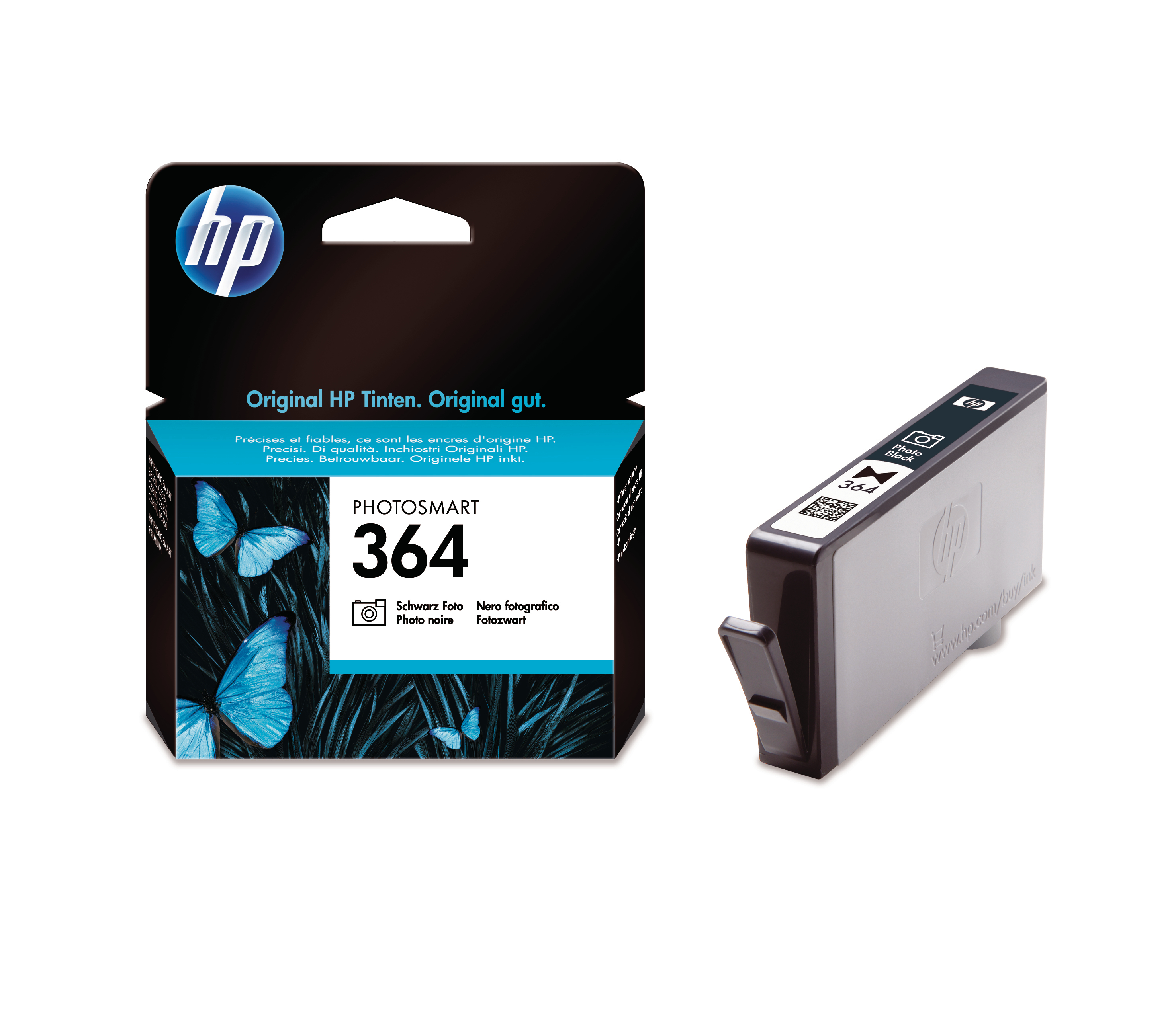 photo HP Cart. d'encre 364 photo noir CB317EE PhotoSmart D5460 130 pages