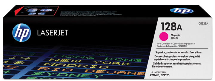 photo HP Cartouche toner 128A magenta CE323A Color LJ Pro CM1415 1300 p.