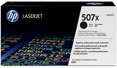photo HP Cartouche toner 507X noir CE400X LJ Enterprise 500 C. 11'000 p.
