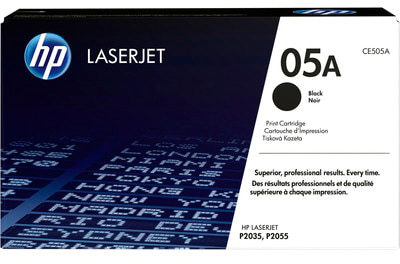 photo HP Cartouche toner 05A noir CE505A LaserJet P2035/55 2300 pages