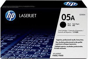 photo HP Cartouche toner 05A noir CE505D LaserJet P2035/55 2 pièces