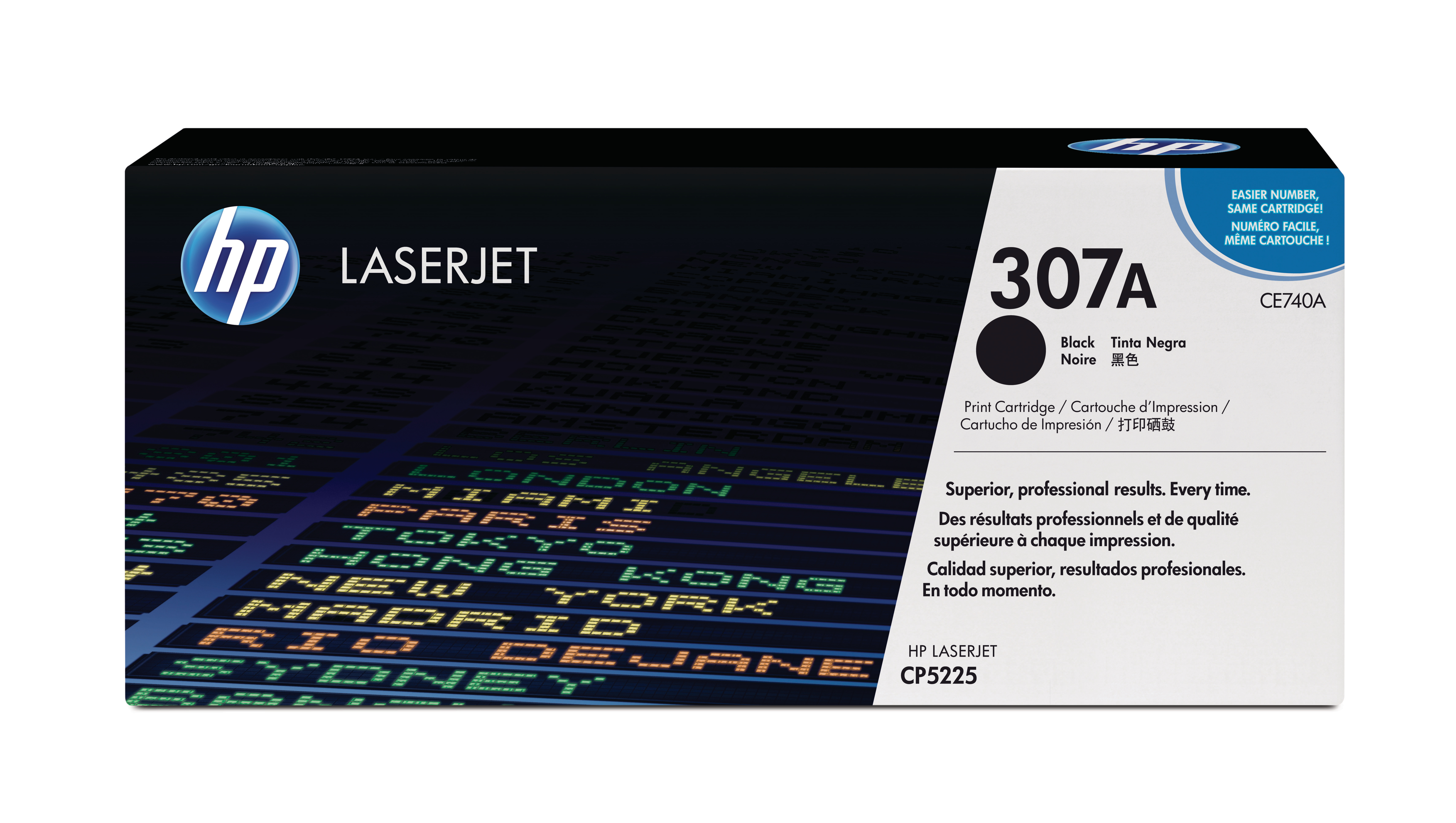 photo HP Cartouche toner 307A noir CE740A Color LJ CP5225 7000 pages