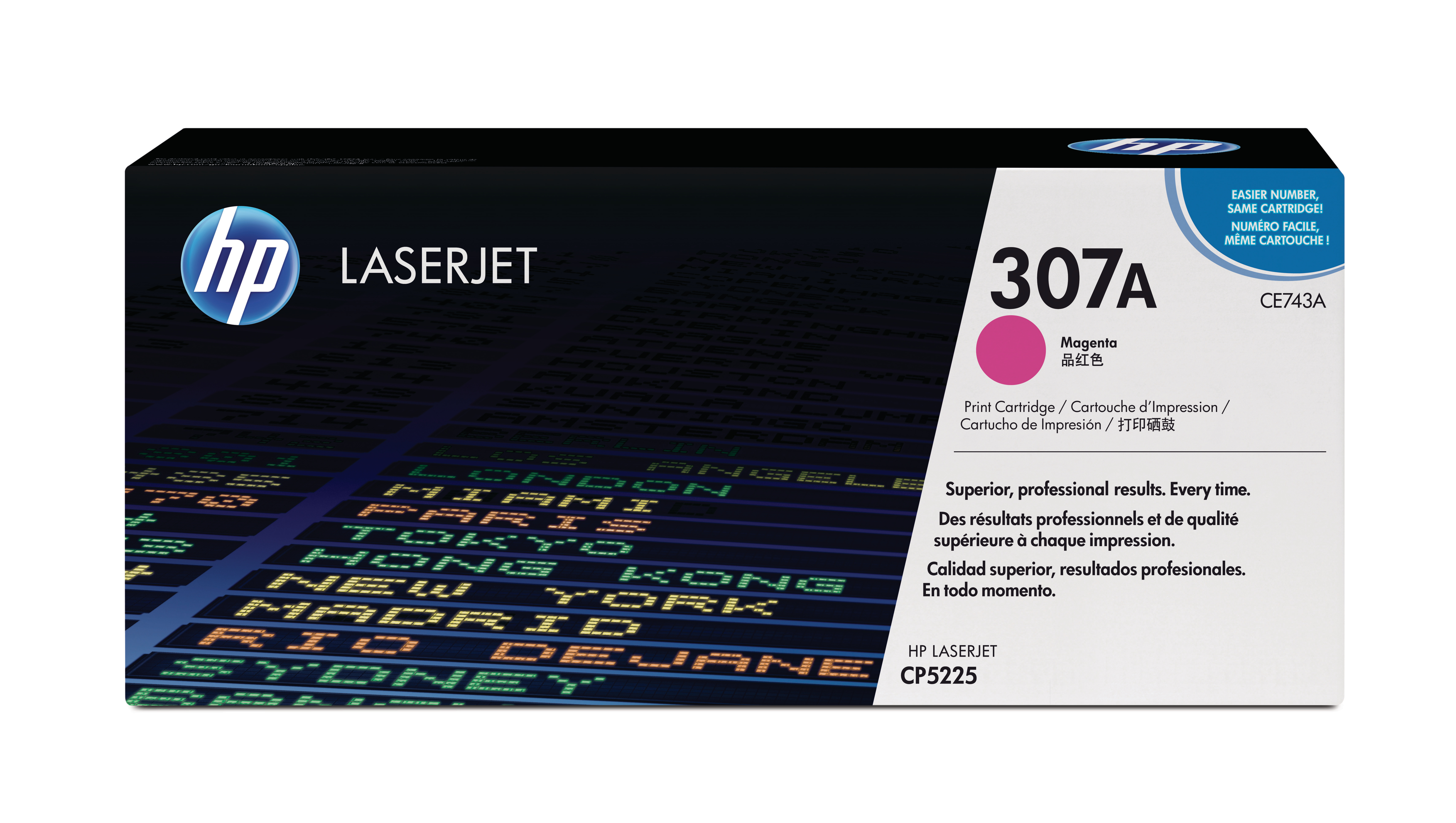 photo HP Cartouche toner 307A magenta CE743A Color LJ CP5225 7300 pages