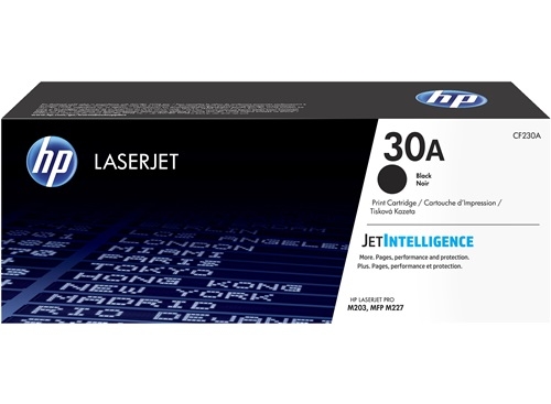 photo HP Cartouche toner 30A noir CF230A LaserJet Pro M203 1600 pages