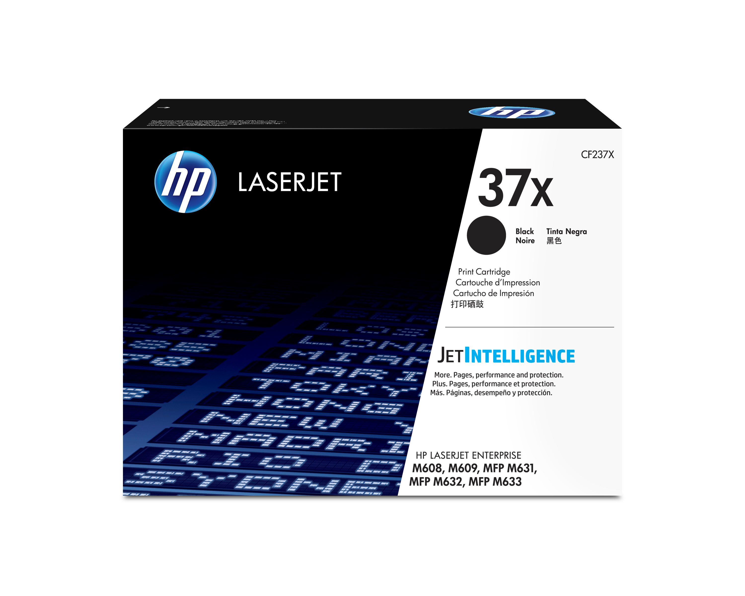 photo HP Cartouche Toner 37X noir CF237X LJ Enterprise M608 25'000 p.