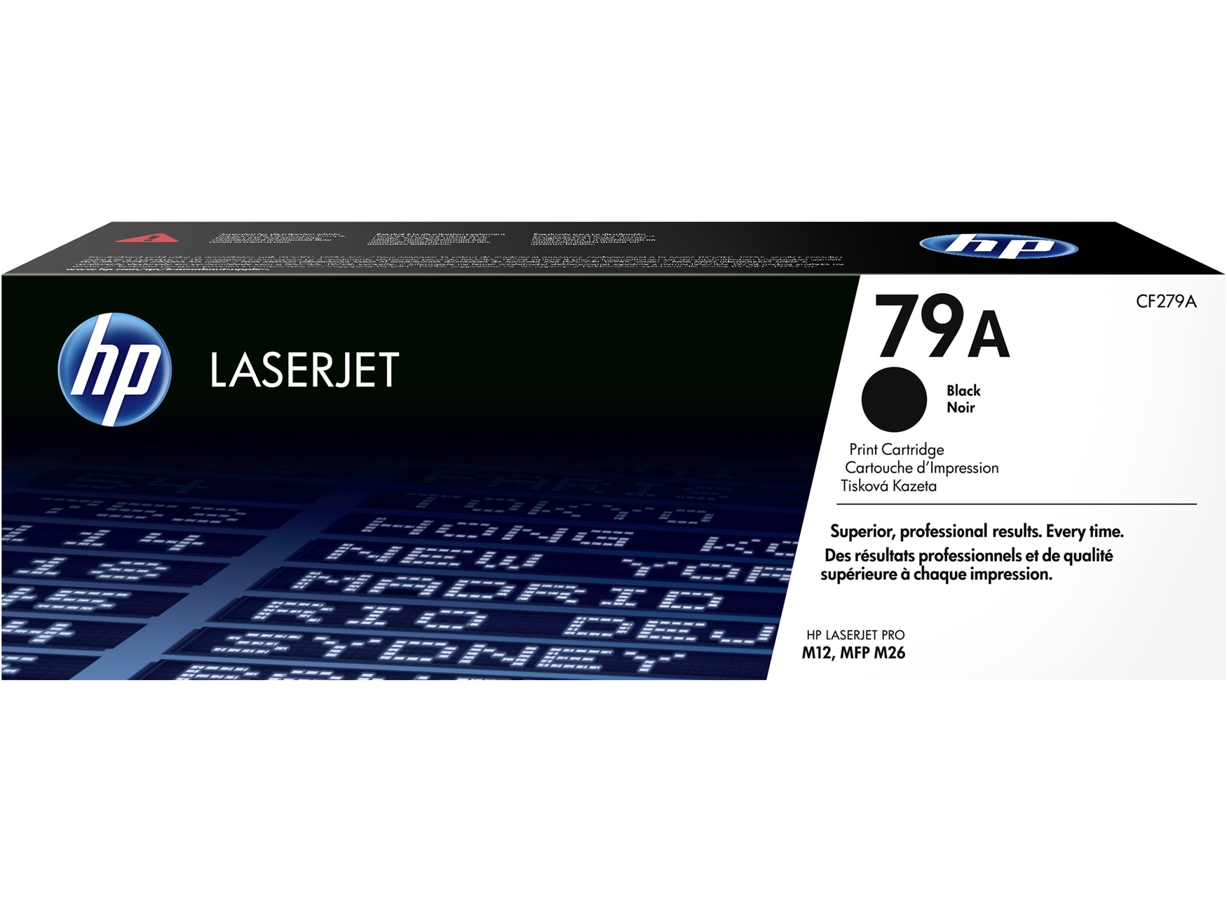 photo HP Cartouche toner 79A noir CF279A LaserJet Pro M12 1000 pages