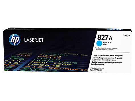 photo HP Cartouche toner 827A cyan CF301A CLJ Enterprise M880 32'000 p.