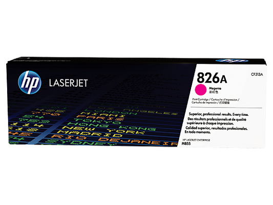 photo HP Cartouche toner 826A magenta CF313A CLJ Enterprise M855 31'500 p.