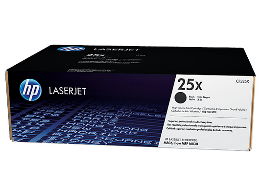 photo HP Cartouche toner 25X noir CF325X LJ Enterprise M806 40'000 p.