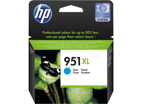 HP Tintenpatrone 951XL cyan CN046AE OfficeJet Pro 8100 1500 S.<br>
