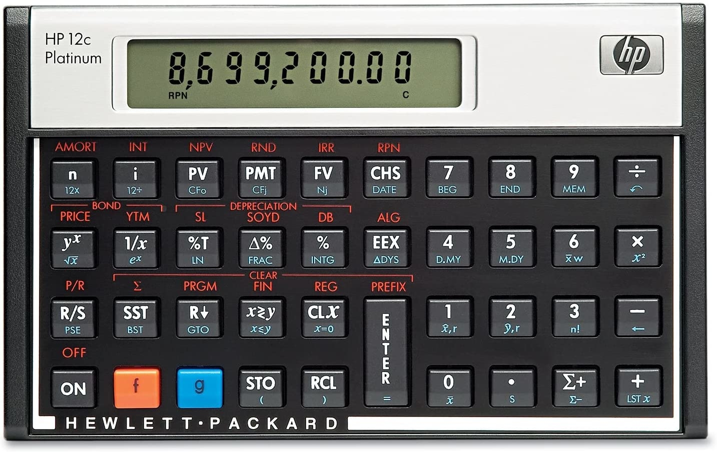 HP Calculator Platinum 12C F2231AA#UUZ German/Italien German/Italien