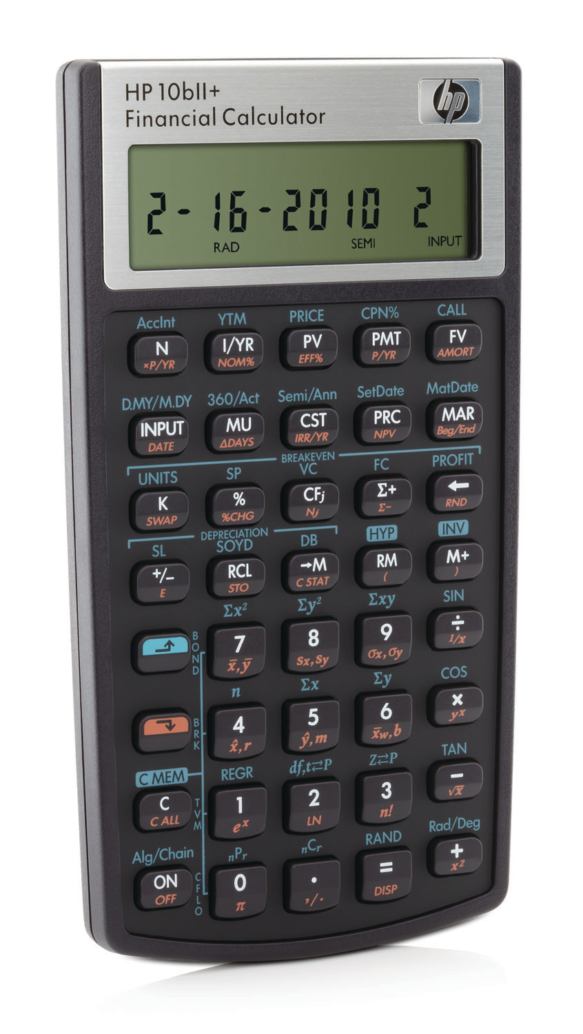 HP Calculator 10BII+ Financial HP-10BII+INT International Edition International Edition