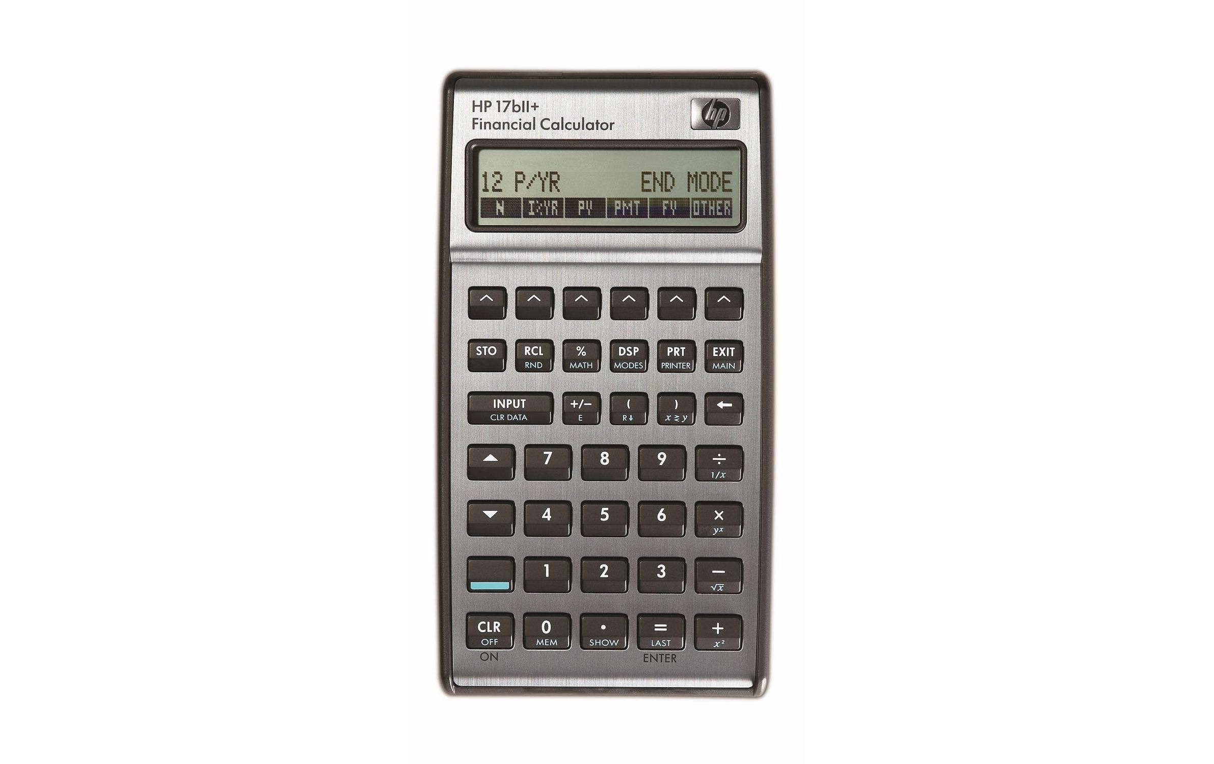 HP Finanzrechner HP-17BII+INT International